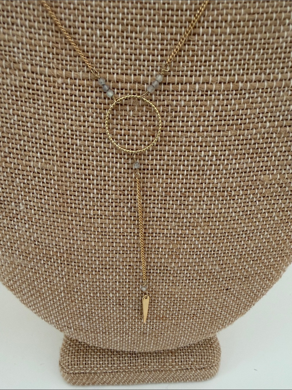 Two Luna Norte necklaces - Moonstone and Labradorite 14k over brass - Picture 4 of 8